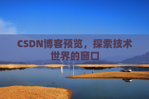 CSDN博客预览，探索技术世界的窗口